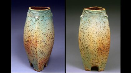 729. Throwing Large Amount of Clay & Altering into a Triangular Vase with Hsin-Chuen Lin~ Project 3