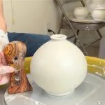719. Testing Modified Profile Rib #2 on Throwing a Moon Jar with Hsin-Chuen Lin 林新春 天球瓶刮板2測試