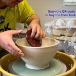 711. Teach a Special Needs Student, Austin, Throwing a Large Bowl with Hsin-Chuen Lin 林新春 教特殊學生製作大碗