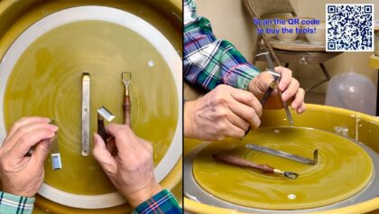 699. Using Hsin #2 and Square-Shaped Tools to Trim Several Altered Rim Bowls with Hsin-Chen Lin 林新春