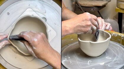 697. Throwing/Altering 4 & 5 sided Bowls on the Aluminum Bat System with Hsin-Chuen Lin • Part~2