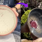 689. Applying Multiple Glazes on a Large Chattering Texture Bowl with Hsin-Chuen Lin 林新春 大碗多層釉彩上釉示範