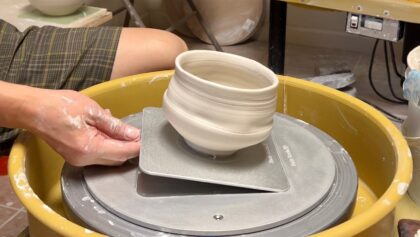 679. Evaluating Beta version Hsin Tools SpaceSaver Aluminum Bat System with Hsin-Chuen Lin 林新春 拉坯盤測試