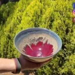 674. Applying Mutiple Glazes on a Chattering Texture Bowl with Hsin-Chuen Lin 林新春 跳刀紅碗上釉示範