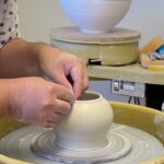 670. Hsin-Chuen Lin Teaching a Special Needs Student Throwing a Covered Jar~ Part 2 林新春 教導特殊學生製作蓋罐