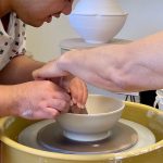 669. Hsin-Chuen Lin Teaching a Special Needs Student to throw 2 Noodle Bowls~ Part 1 林新春 耐心教導特殊學生拉碗坯