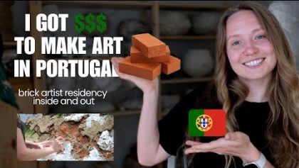 I Got Paid to Make Art in Portugal 🇵🇹 Inside an Ceramic Artist Residency