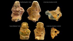 Ancient Classic Maya Ceramic Figurine Molds