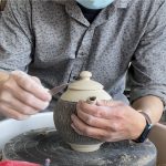 658. Class Demo~Trimming/ Assembling a Teapot Lid, Spout and Handle with Hsin-Chuen Lin 林新春 茶壺組裝示範