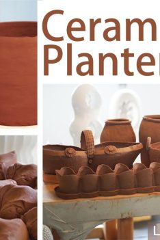 How to make ceramic planters, Recycling clay to hand-building planters, ASMR,  part 1