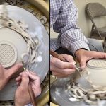 655. Trim 2 Altered Bowls Made on the Flexi Bats with Hsin-Chuen Lin 林新春 兩碗修坯示範