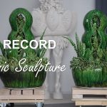 Full record of making ceramic sculpture, series-You Grow Up When I Sleep, glazing, firing final part