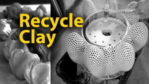 You won't believe what I recycled for the clay