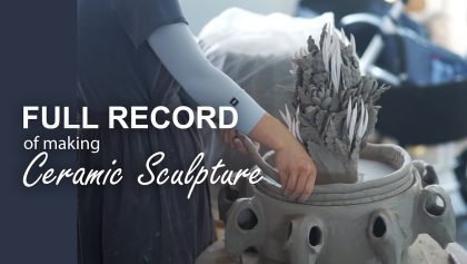 How to build human size sculpture with clay, building, part 1