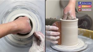 642. Using New Wooden Ribs to Throw a Lidded/Covered Jar with Hsin-Chuen Lin 林新春 使用刮板製作蓋罐