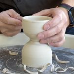 629. Trimming/Fitting Sake Set~ Class Demo at Higher Fire with Hsin-Chuen Lin 林新春 清酒瓶和杯組課堂修坯示範