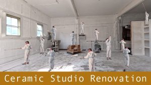 Ceramic Studio Renovation/Transformation/Drywall & Paint Process