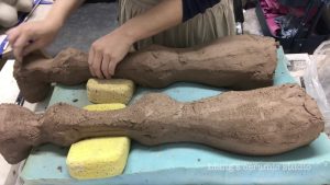 How I make human size ceramic sculpture, Series - Shrine, 202003 part 2