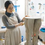 How I make human size ceramic sculpture, Series - Shrine, 202003 part3