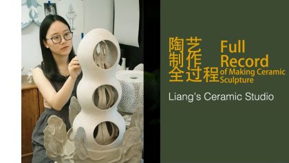 How I make ceramic sculpture, series- Shrine, handbuilding
