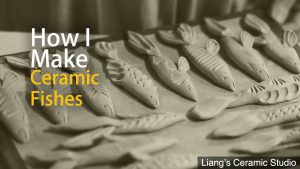How to make ceramic fishes, Fridge magnets, gifts, home decor, ASMR, part1