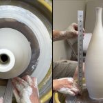 599. Throwing a 7 Lb 18" Thin-Necked Bottle with Hsin-Chuen Lin 林新春 細頸瓷瓶拉坯示範