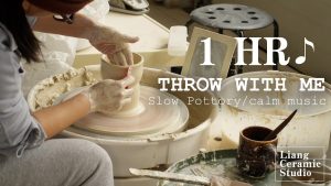 Throw Mugs With Me | 1 Hour Cozy Studio Ambience & Music #pottery