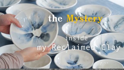 The Mystery inside My Reclaimed Clay/Making plats for Burrito bowl