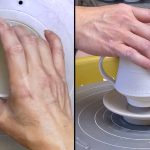 594. Trimming a Chattering Texture Saucer to Fit a Mug with Hsin-Chuen Lin 林新春 馬克杯托盤修坯示範
