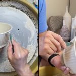 589. Trimming/Fluting a Bowl Usin Hsin Tools #4 with Hsin-Chuen Lin 林新春 刻槽修坯示範