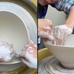 584. Learning Detail on Opening/Shaping/Ribbing a 3-Lb Bowl with Hsin-Chuen Lin 林新春 3磅碗公拉坯示範