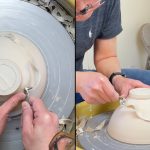581. Using Hsin Tungsten Carbide #2, #3 Tools to Trim a Perfect Bowl with Hsin-Chuen Lin 林新春鎢鋼刀修坯示範