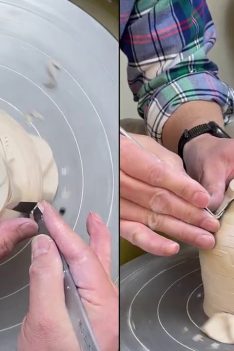 574. Making a Roller Texture Teabowl/Chawan with Hsin-Chuen Lin 林新春 滾花紋茶碗製作示範