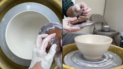 564. Using a 5” Round Rib to Throw a Perfect Noodle Bowl with Hsin-Chuen Lin 林新春 麵碗拉坯示範