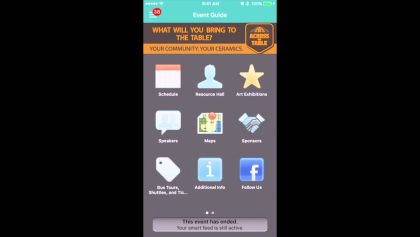 NCECA app update